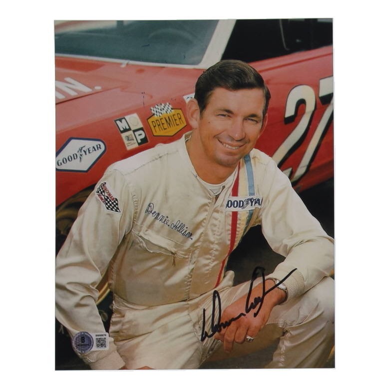 Donnie Allison Signed NASCAR 8x10 Photo (Beckett) at PristineAuction.com Donnie Allison Signed NASCAR 8x10 Photo (Beckett) at PristineAuction.com