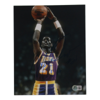 Michael Cooper Signed Lakers 8x10 Photo Inscribed "L.A." (Beckett) at PristineAuction.com