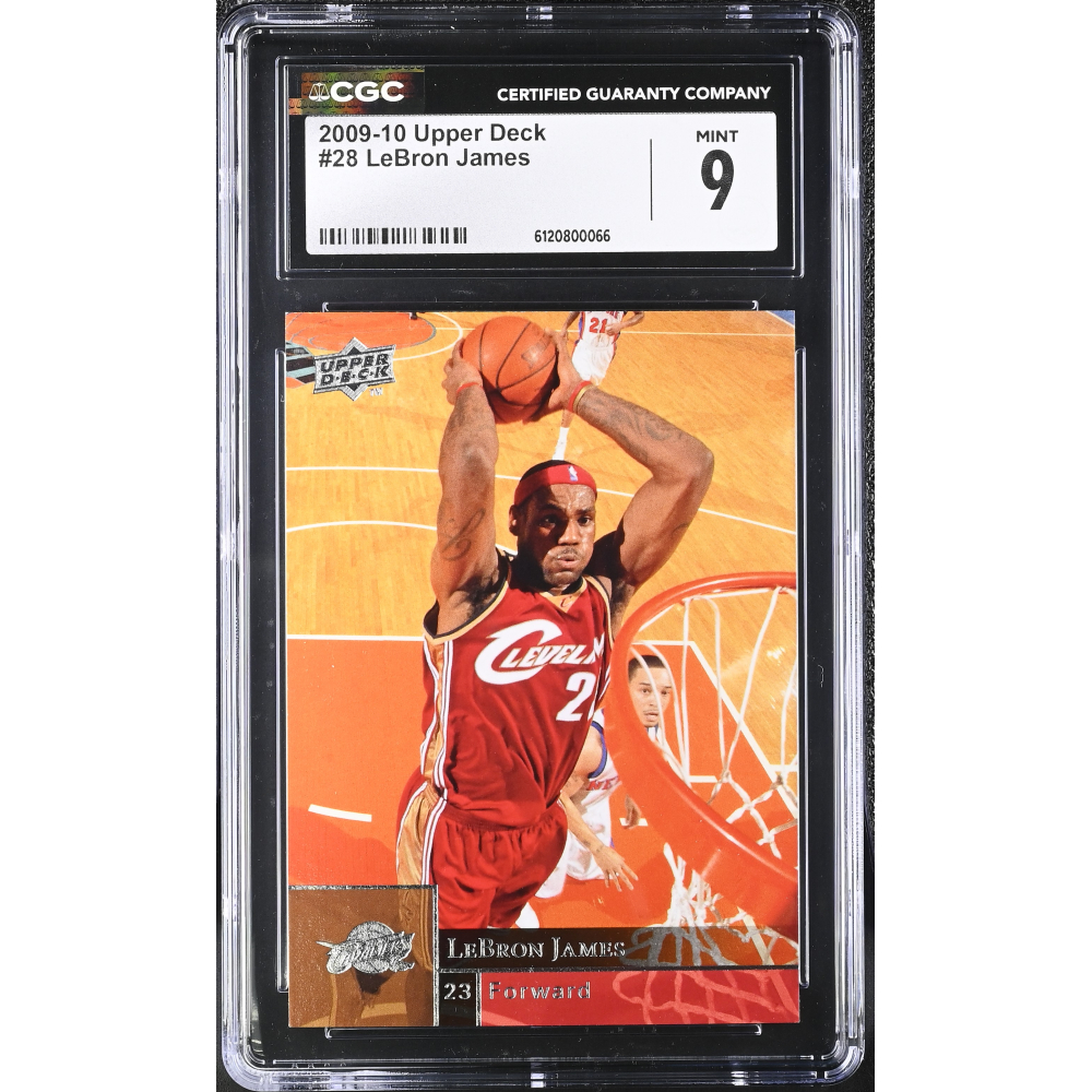LeBron James 2009-10 Upper Deck #28 (CGC 9) at PristineAuction.com