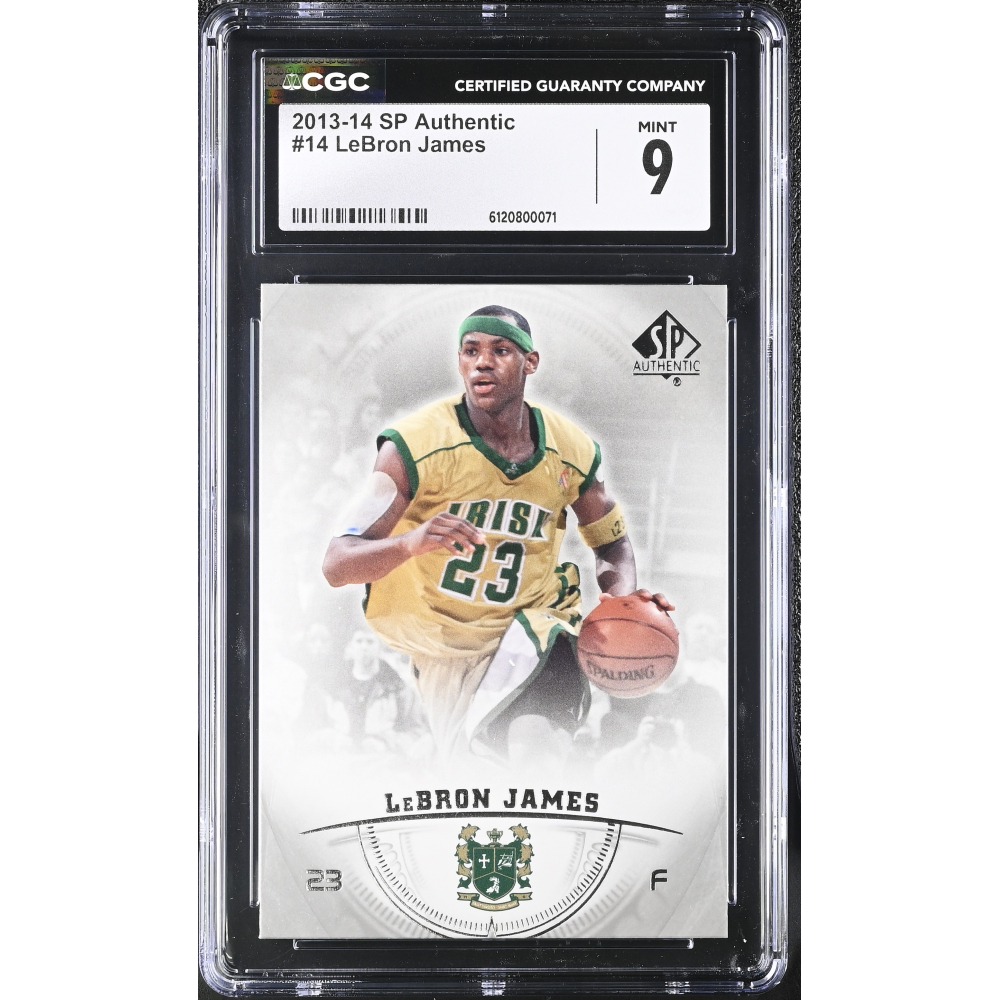 LeBron James 2013-14 SP Authentic #14 (CGC 9) at PristineAuction.com
