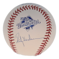 Rickey Henderson Signed 1989 World Series Baseball (Beckett) at PristineAuction.com