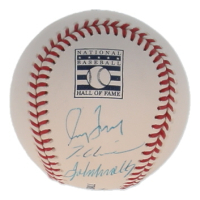 Greg Maddux, John Smoltz, & Tom Glavine Signed HOF Logo OML Baseball (JSA) at PristineAuction.com