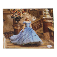 Lily James Signed "Cinderella" 8x10 Photo (ACOA) at PristineAuction.com