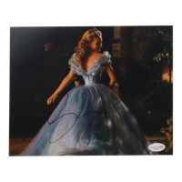 Lily James Signed "Cinderella" 8x10 Photo (ACOA) at PristineAuction.com