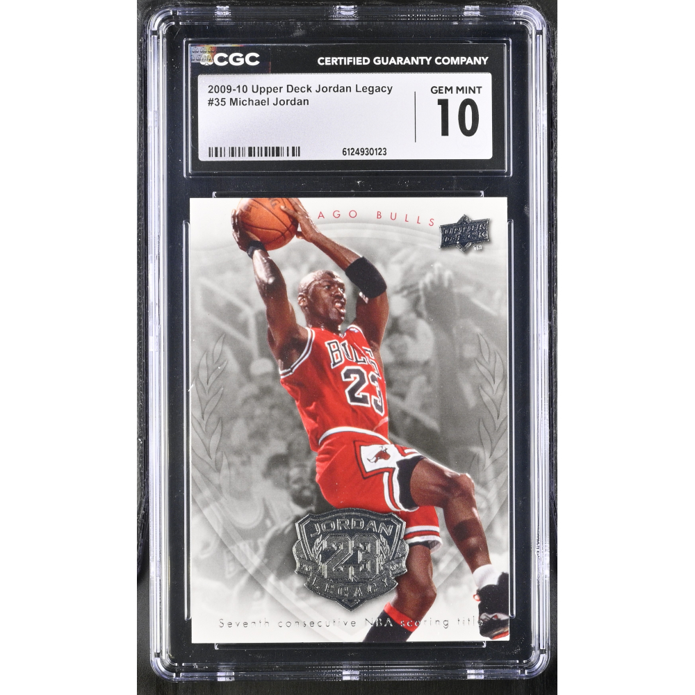 Michael Jordan 2009-10 Upper Deck Legacy Collection #35 (CGC 10) at PristineAuction.com