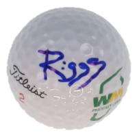 Sam "Riggs" Bozoian Signed Phoenix Open Logo Golf Ball (JSA) at PristineAuction.com