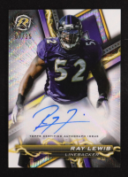 Ray Lewis 2023-24 Topps Composite Resurgence Signatures Surge Refractor #RA-RL #07/25 at PristineAuction.com