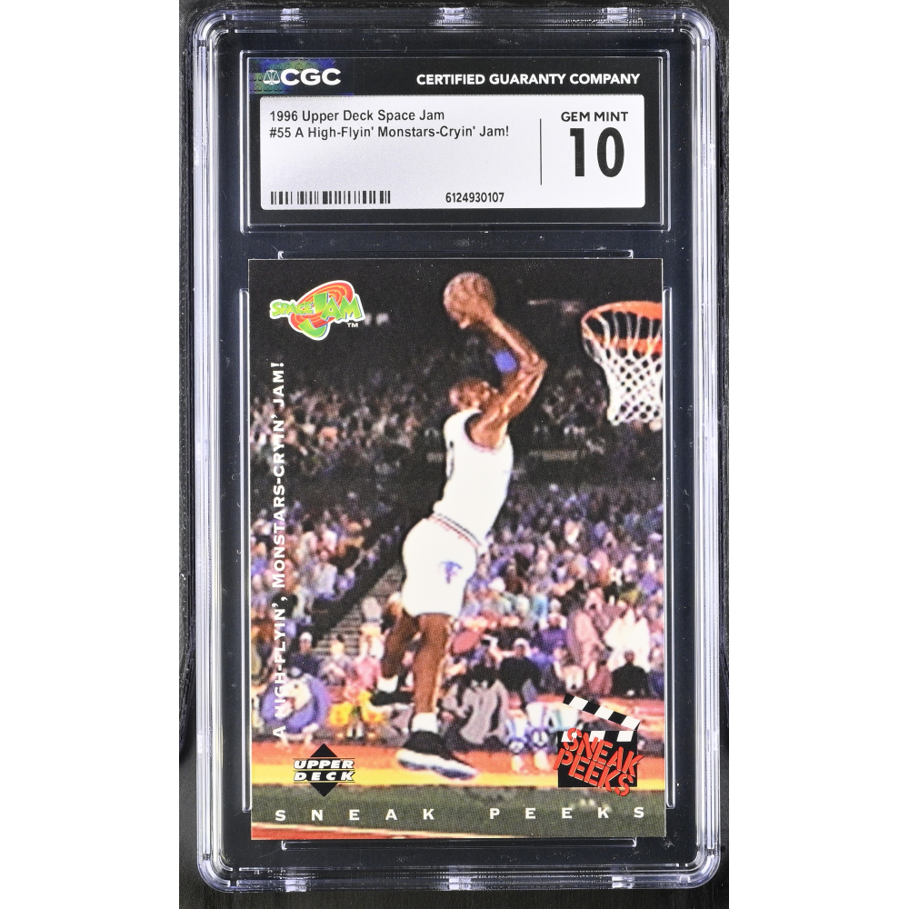 Space Jam "A High-Flyin' Monstars-Cryin' Jam!" 1996 Upper Deck #55 (CGC 10) at PristineAuction.com