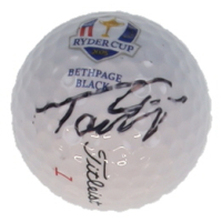 Tommy Fleetwood Signed 2025 Ryder Cup Logo Golf Ball (PSA) at PristineAuction.com