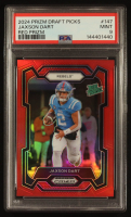 Jaxson Dart 2024 Panini Prizm Draft Picks Prizms Red #147 #100/299 RC (PSA 9) at PristineAuction.com