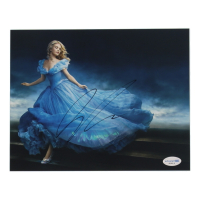 Lily James Signed "Cinderella" 8x10 Photo (ACOA) at PristineAuction.com