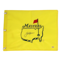 Jack Nicklaus Signed Masters Tournament Golf Pin Flag (PSA) at PristineAuction.com