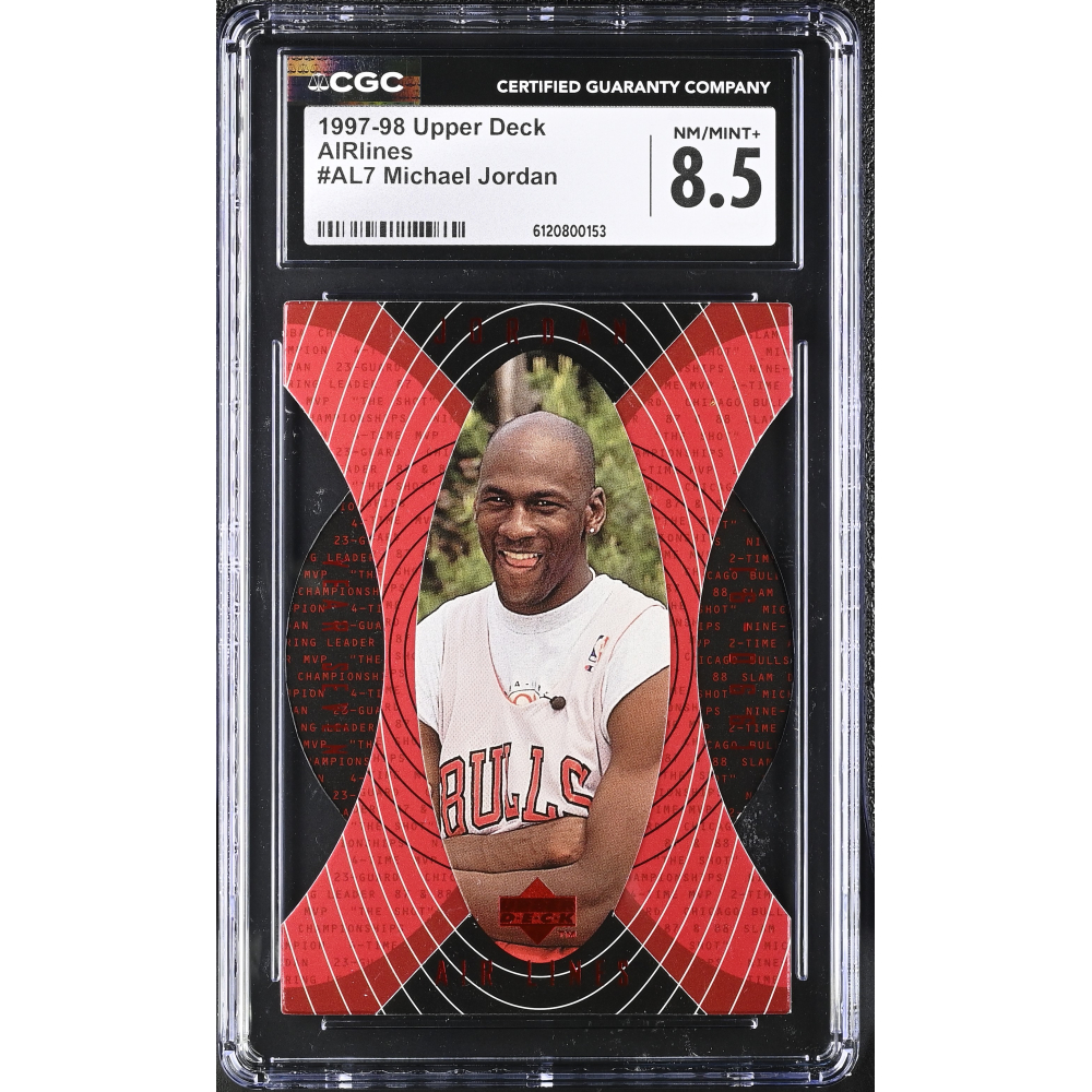 Michael Jordan 1997-98 Upper Deck AIRlines #AL7 (CGC 8.5) at PristineAuction.com