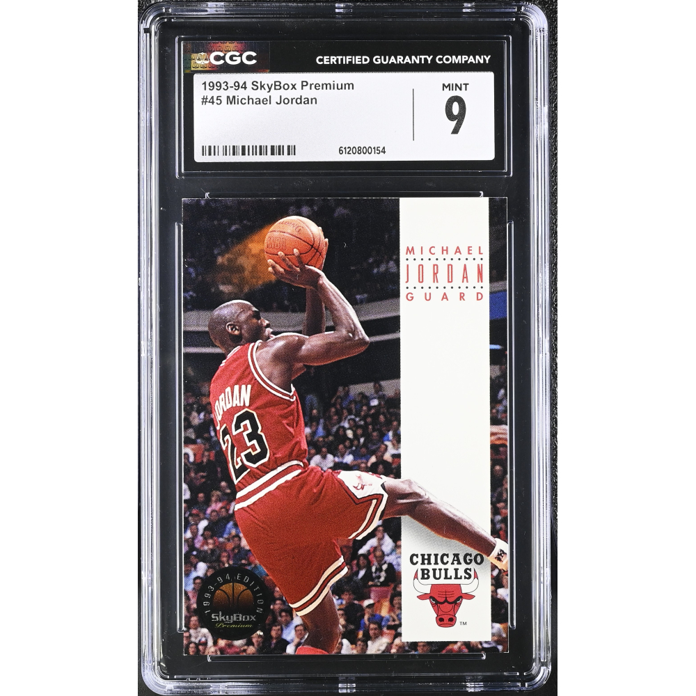 Michael Jordan 1993-94 SkyBox Premium #45 (CGC 9) at PristineAuction.com