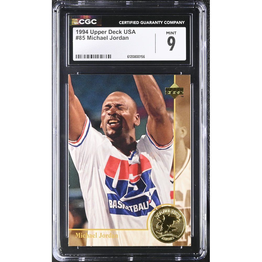 Michael Jordan 1994 Upper Deck USA Greats #85 (CGC 9) at PristineAuction.com