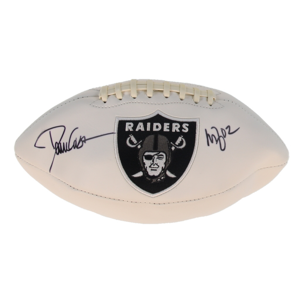 Dave Casper Signed Raiders Logo Football Inscribed "HOF 02" (Beckett) at PristineAuction.com