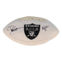 Dave Casper Signed Raiders Logo Football Inscribed "HOF 02" (Beckett) at PristineAuction.com
