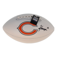 Kyle Monangai Signed Bears Logo Football (JSA) at PristineAuction.com