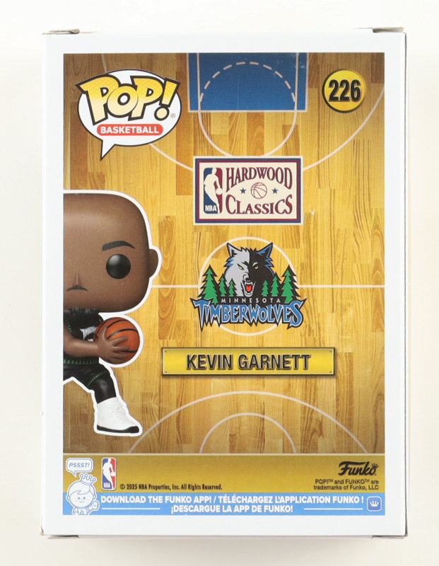 Kevin Garnett Signed Timberwolves #226 Funko Pop! Vinyl Figure (JSA) at PristineAuction.com Kevin Garnett Signed Timberwolves #226 Funko Pop! Vinyl Figure (JSA) at PristineAuction.com