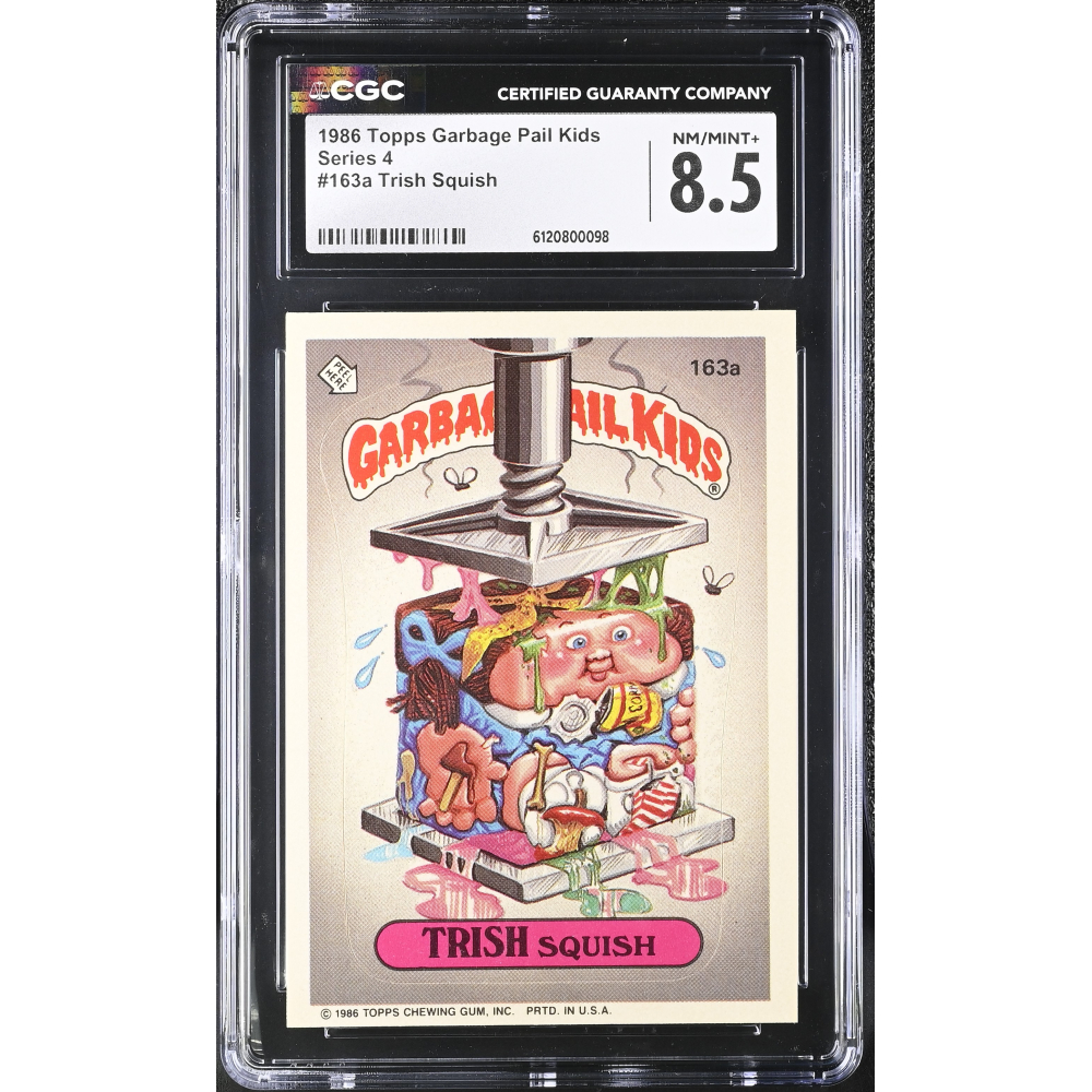Trish Squish 1986 Topps Garbage Pail Kids #163a (CGC 8.5) at PristineAuction.com
