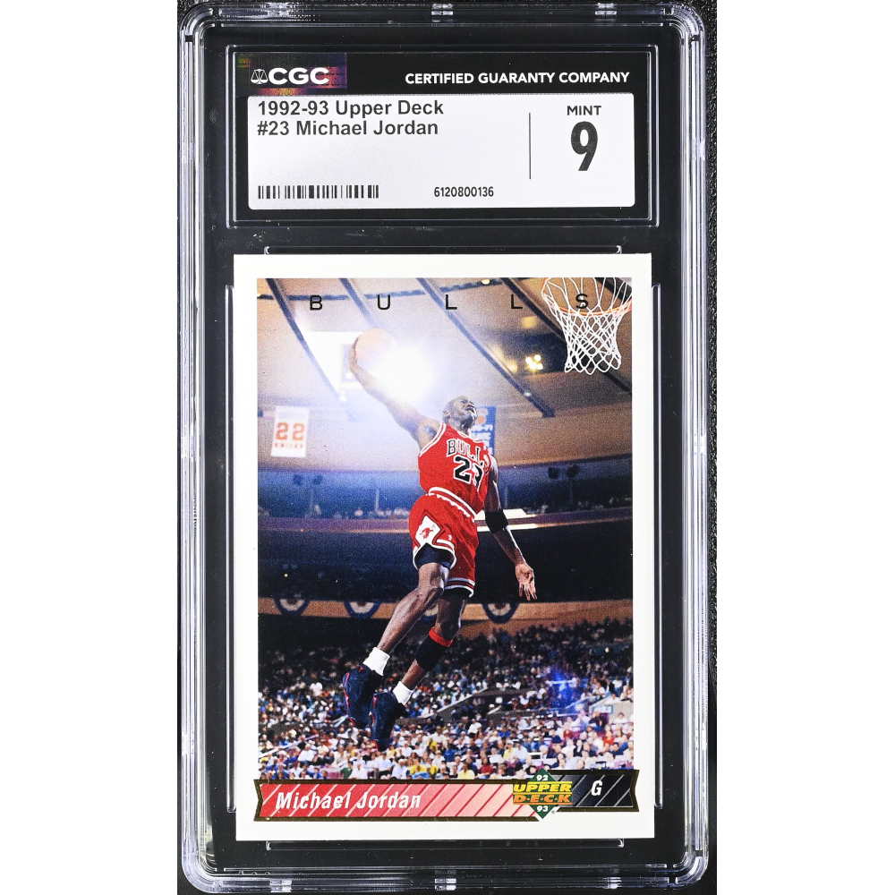Michael Jordan 1992-93 Upper Deck #23 (CGC 9) at PristineAuction.com