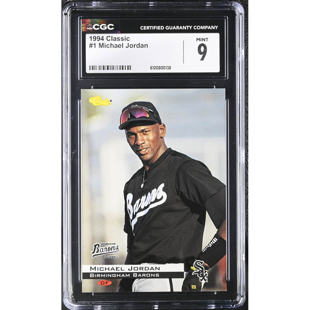 Michael Jordan 1994 Classic #1 RC (CGC 9) at PristineAuction.com