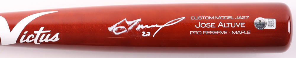 Jose Altuve Signed Victus Player Model Baseball Bat (Beckett) at PristineAuction.com Jose Altuve Signed Victus Player Model Baseball Bat (Beckett) at PristineAuction.com
