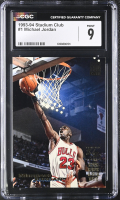 Michael Jordan 1993-94 Stadium Club #1 TD (CGC 9) at PristineAuction.com