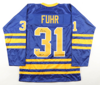 Grant Fuhr Signed Jersey Inscribed "HOF 03" (Beckett) at PristineAuction.com