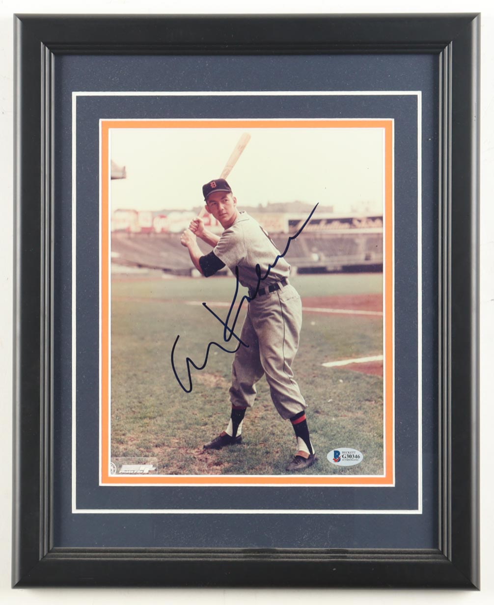 Al Kaline Signed Tigers Custom Framed Photo Display (Beckett) at PristineAuction.com Al Kaline Signed Tigers Custom Framed Photo Display (Beckett) at PristineAuction.com