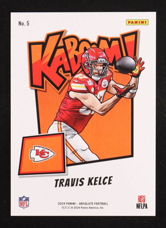 Travis Kelce 2024 Panini Absolute Kaboom! #5 at PristineAuction.com Travis Kelce 2024 Panini Absolute Kaboom! #5 at PristineAuction.com