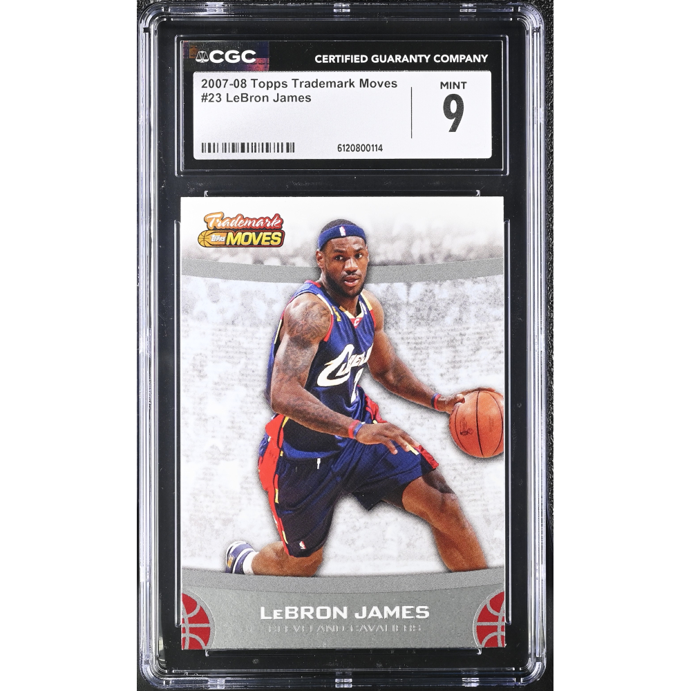 LeBron James 2007-08 Topps Trademark Moves #23 (CGC 9) at PristineAuction.com