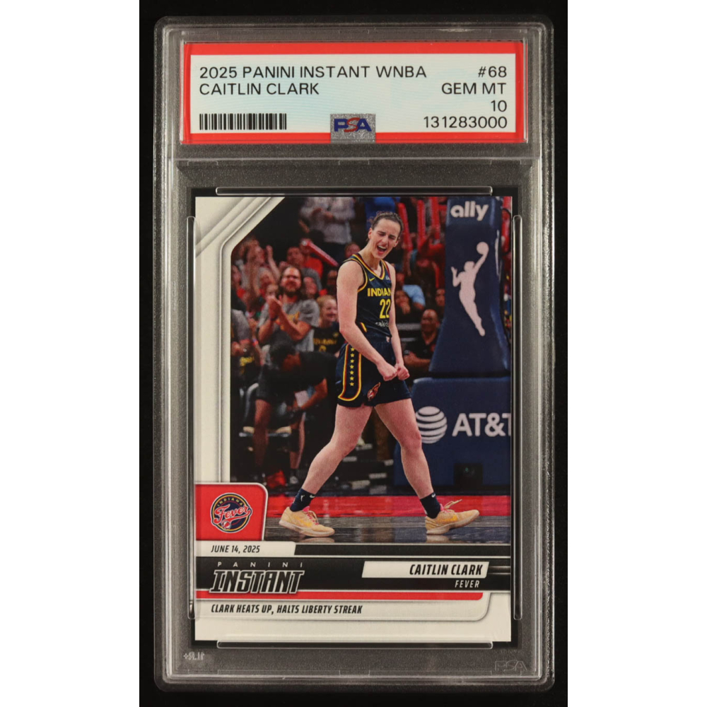 Caitlin Clark 2025-26 Panini Instant WNBA #68 (PSA 10) at PristineAuction.com