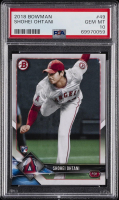 Shohei Ohtani 2018 Bowman #49 RC (PSA 10) at PristineAuction.com