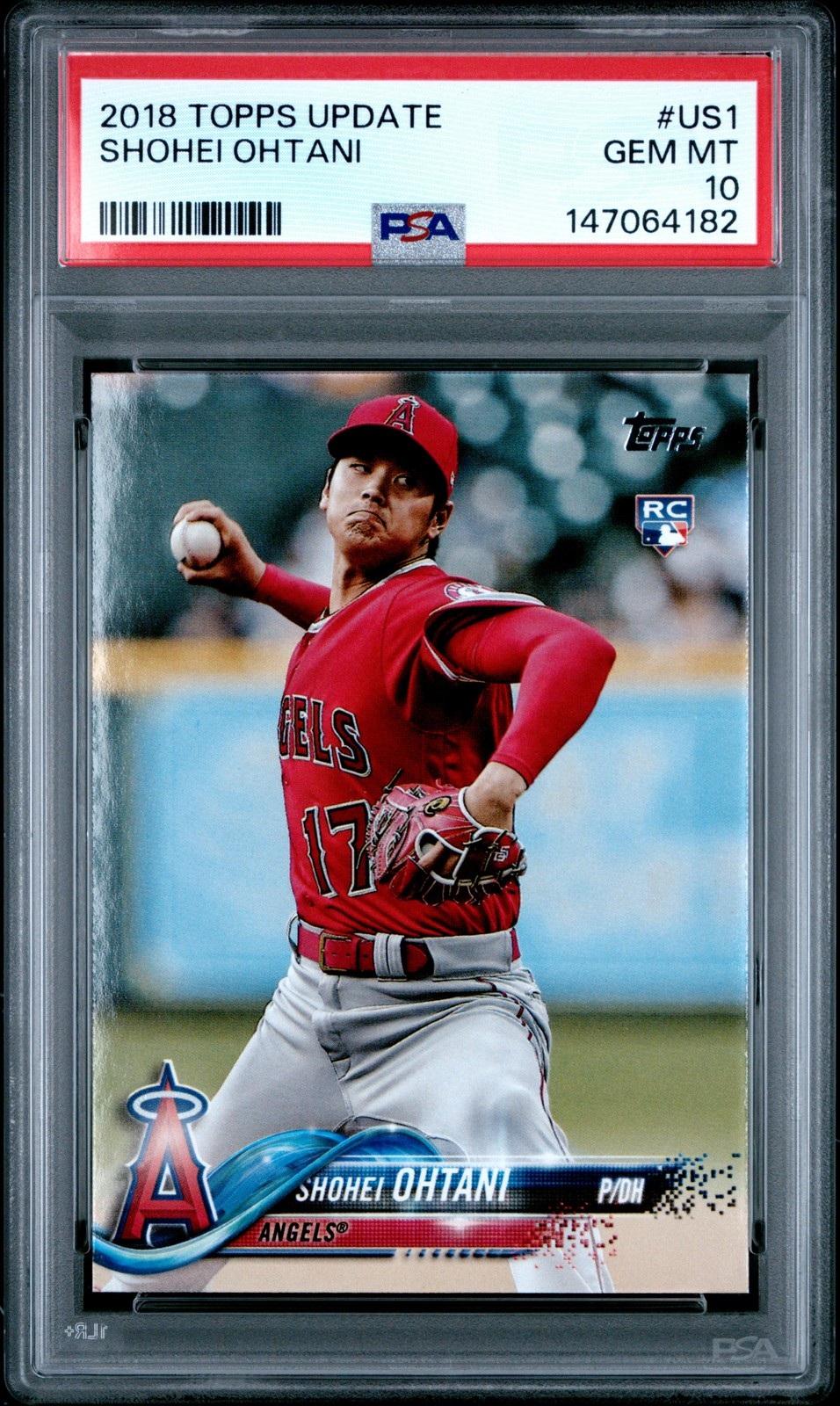 Shohei Ohtani 2018 Topps Update #US1 RC (PSA 10) at PristineAuction.com Shohei Ohtani 2018 Topps Update #US1 RC (PSA 10) at PristineAuction.com