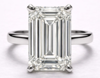 11.06  Carats Lab Grown Diamond Ring G, VVS2 | $17,000 Estimated Retail Value (UGL & IGI Certs) | Emerald Cut| Brand New at PristineAuction.com