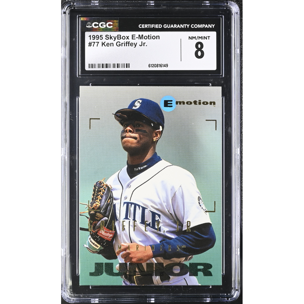 Ken Griffey Jr. 1995 SkyBox E-Motion #77 (CGC 8) at PristineAuction.com