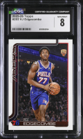 VJ Edgecombe 2025-26 Topps #203 RC (CGC 8) at PristineAuction.com