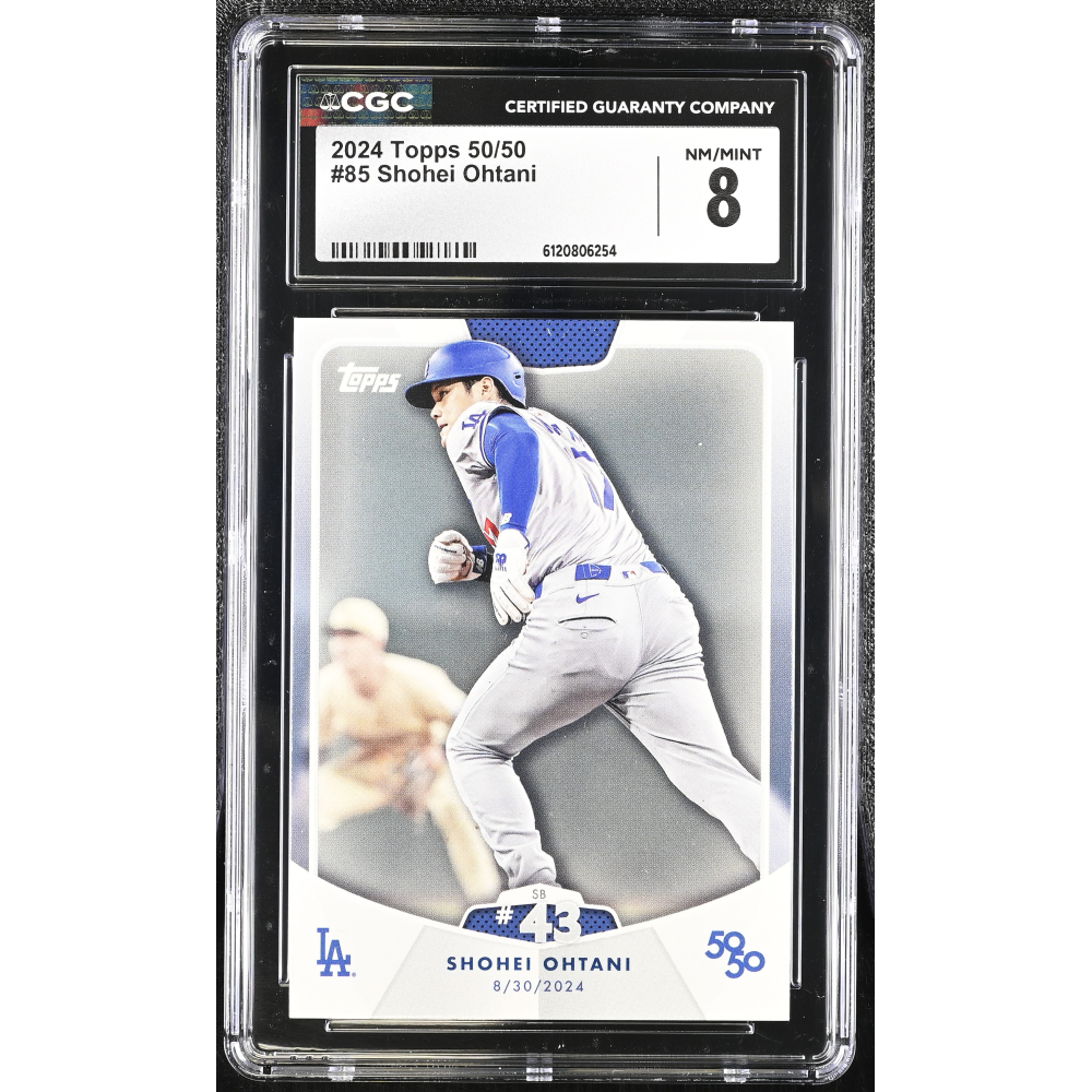 Shohei Ohtani 2024 Topps 50/50 #85 (CGC 8) at PristineAuction.com