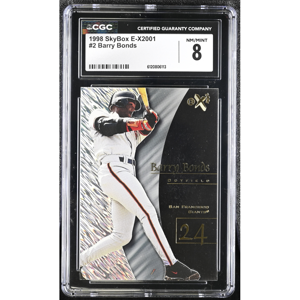 Barry Bonds 1998 SkyBox E-X2001 #2 (CGC 8) at PristineAuction.com