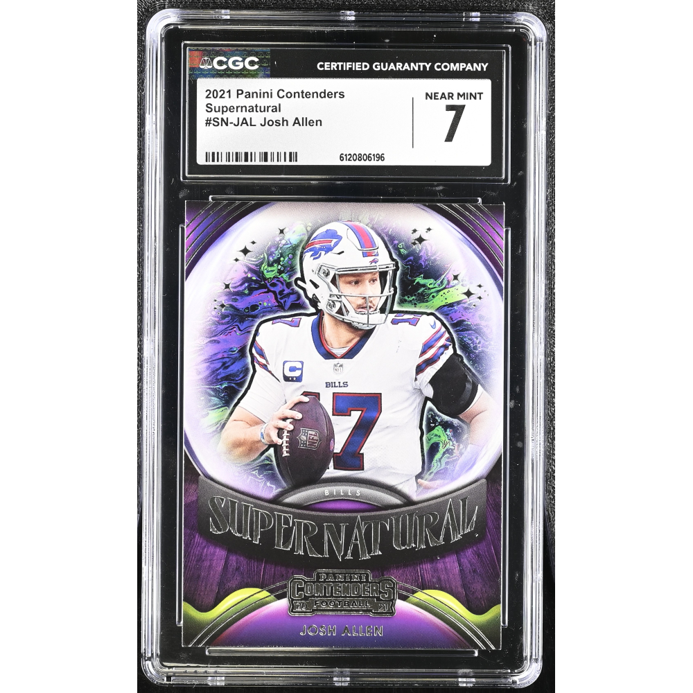 Josh Allen 2021 Panini Contenders Supernatural #SN-JAL (CGC 7) at PristineAuction.com