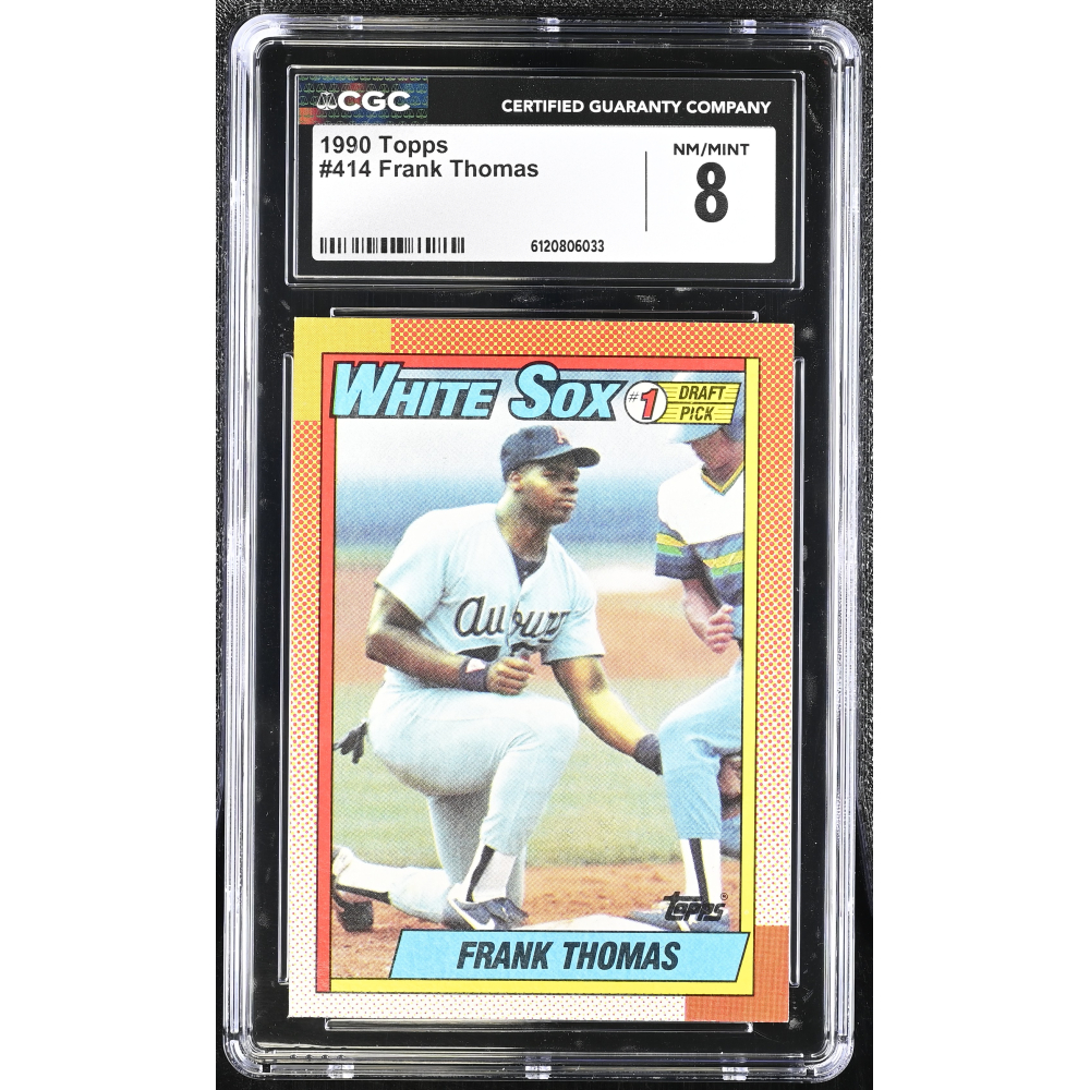Frank Thomas 1990 Topps #414 (CGC 8) at PristineAuction.com