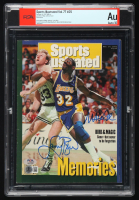 Magic Johnson & Larry Bird Signed 1992 "Sports Illustrated" Magazine (PSA | Autograph Graded 10) at PristineAuction.com