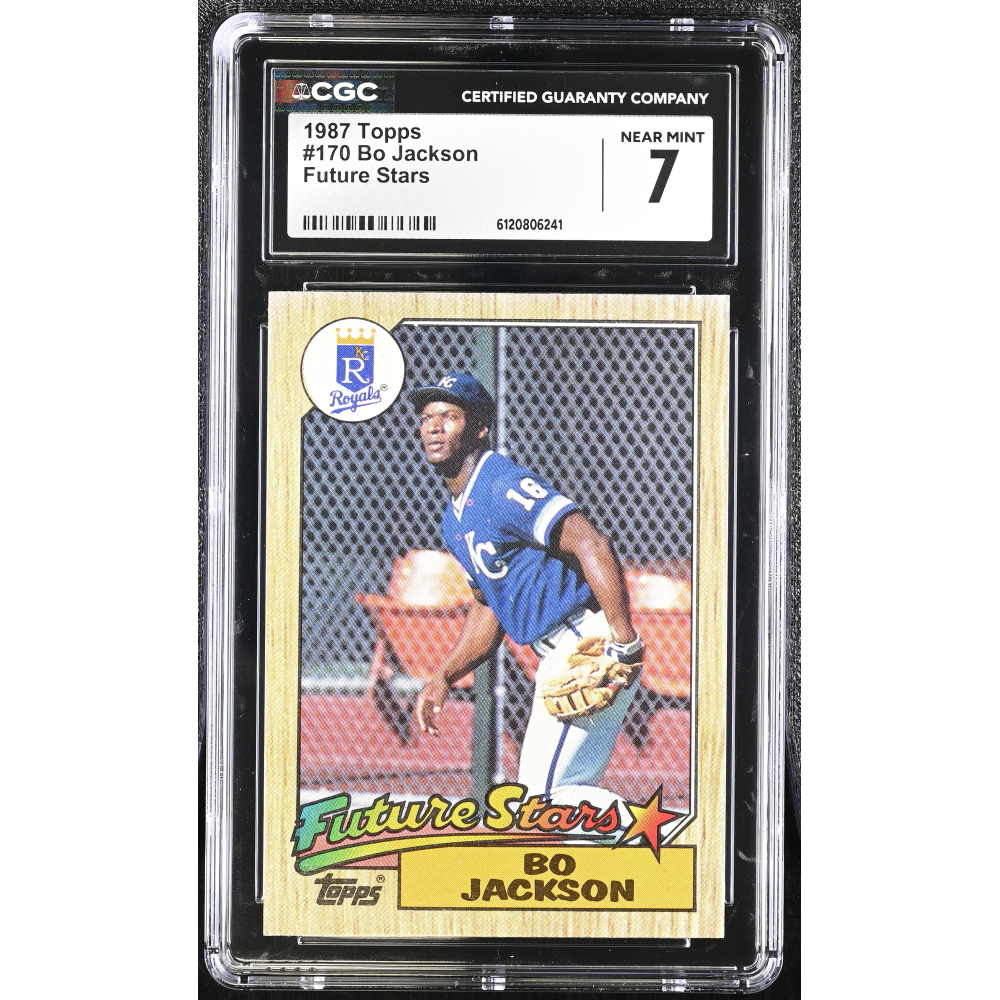 Bo Jackson 1987 Topps Future Stars #170 (CGC 7) at PristineAuction.com