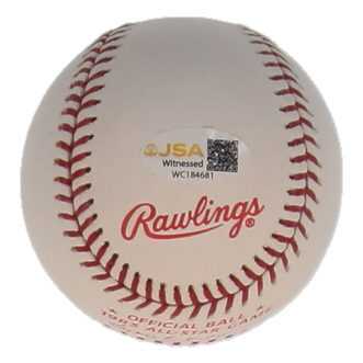 Rick Sutcliffe Signed 1983 All-Star Game Baseball Inscribed "1st ASG" (JSA) at PristineAuction.com Rick Sutcliffe Signed 1983 All-Star Game Baseball Inscribed "1st ASG" (JSA) at PristineAuction.com