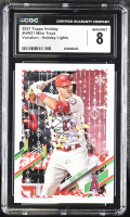 Mike Trout 2021 Topps Holiday Variation - Holiday Lights #HW27 (CGC 8) at PristineAuction.com