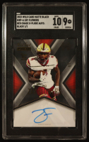 Zay Flowers 2023 Wild Card Matte Black Red Chase Xplode Autograph Black #MXPA #1/1 (SGC 9 | Autograph Graded 10) at PristineAuction.com