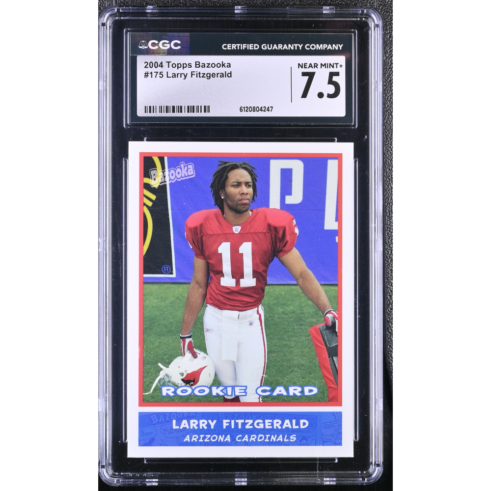 Larry Fitzgerald 2004 Topps Bazooka #175 (CGC 7.5) at PristineAuction.com