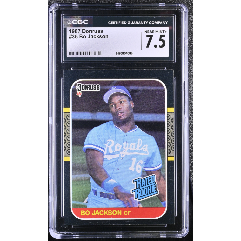 Bo Jackson 1987 Donruss #35 (CGC 7.5) at PristineAuction.com