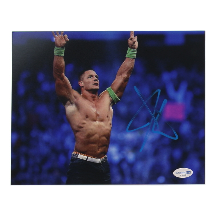 John Cena Signed WWE 8x10 Photo (ACOA) at PristineAuction.com John Cena Signed WWE 8x10 Photo (ACOA) at PristineAuction.com